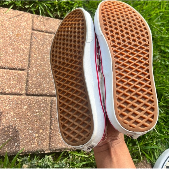 Red Checkered Vans - Picture 2 of 4